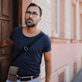 Miniatyrbild 6 av 6: Vertikal PU läder mobiltelefon Fanny pack man bär bälte multifunktion mobiltelefon väska