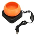 Electric Bead Spinner for Jewelry Making, Adjustable Speed, USB Powered, Forward/Reverse, Orange