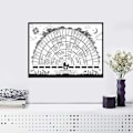 Miniatyrbild 8 av 8: Familjeträd Diagram Generation Släkttavla Affisch Tom Fyllbar Familjeträd Diagram