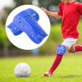 Pikkukuva 5 / 8: 1 Pari Jalkapallo Shin Guards Lapset Lapset Jalkapalloharjoittelu Suojauspehmusteet Suoja (sininen)
