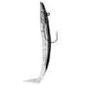 Miniatyrbilde 2 av 8: Fiskesluk Tunfiskformet Agnsluk Fiskeutstyr Krok med Jigghode Fisketilbehør (svart&sølv)