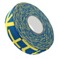 Pikkukuva 1 / 8: 2,5 cm x 25 m Hockey-suojateippi Urheilu Badminton-keppipehmusteet Hockeymailan teipit Keltainen Plus-merkki
