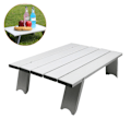 Miniatyrbillede 1 af 8: Udendørs Camping Foldbart Bord Ultralet Aluminium Legering Foldbart Bord til Indendørs Udendørs