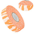 Pikkukuva 7 / 8: 2,5 cm x 25 m Hockey-suojateippi Urheilu Badminton-mailapehmusteet Hockeymailan teipit Oranssit Zebrat