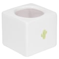 Miniatyrbillede 2 af 8: Mini Moderne Sukkulente Plantepotter Små Keramiske Beholdere, Haveblomstpotter (Kvadrat)