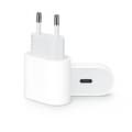2-pack 20W USB-C snabbladdare strömadaptrar, kompakt väggkontakt för iPhone, iPad, Samsung, Huawei & Google (vit)