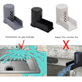 Miniatyrbild 7 av 8: Diskmaskin Luftspaltslock Ersättning Diskmaskin Överströmningspip Förlängare med Ramp för Diskbänk Vit