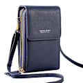 Miniatyrbild 1 av 5: Liten crossbody-väska för kvinnor i läder, axelväska för mobiltelefon, modeaccessoarer, reseplånböcker