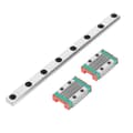MGN9B 150 mm lineær skinne med 2 stk. MGN9B skinneblokke