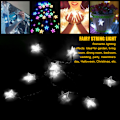 Miniatyrbild 4 av 8: 2,5 m 20 LED Hjärtformad ljusslinga för sovrum gräsmatta trädgård hem semester kall vit