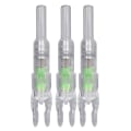 Miniatyrbilde 1 av 8: 3 stk Lysende Nocks for Piler Automatisk Belysning 6,2 mm Indre Diameter Pil Sjakt Lysende Pilhale for Utendørs
