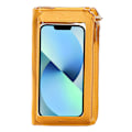 Miniatyrbild 1 av 5: Crossbody mobiltelefonväskor för kvinnor, touch screen-väska, mobiltelefon läder plånbok handväska, axelväska