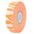Pikkukuva 3 / 8: 2,5 cm x 25 m Hockey-suojateippi Urheilu Badminton-mailapehmusteet Hockeymailan teipit Oranssit Zebrat