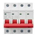 DC dvärgbrytare 4P solcellssystem 16A DIN-skenmontering 6000A segmenterad kapacitet DC1000V DZ47s 63Z C16