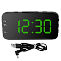Miniatyrbillede 3 af 8: LED Digital Vækkeur Bærbar Skrivebordsur med Snooze til Soveværelse Hjem Rejse