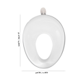 Miniatyrbillede 4 af 7: Bærbar Pottetræningssäde til Børn Spædbarn Toilet Potte Ring Assistent Værktøj (Grå Kant) Pottetræningssäde