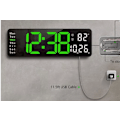 Miniatyrbild 3 av 5: 13\" Stor Digital Väggklocka med Fjärrkontroll, Stor Display LED Väggklocka Timer