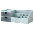 Miniatyrbillede 1 af 6: Makeup Organizer til Kommode med 2 Opbevarings Skuffer, Soveværelse Skrivebord Organisation, Klar Skuffe Organizer til Kosmetik