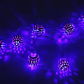 Miniatyrbillede 2 af 7: 5m 40 LED Kugleformet Lysstreng til Soveværelse, Græs, Landskab, Have, Hjem, Ferie - Blå