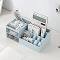 Miniatyrbillede 5 af 6: Makeup Organizer til Kommode med 2 Opbevarings Skuffer, Soveværelse Skrivebord Organisation, Klar Skuffe Organizer til Kosmetik
