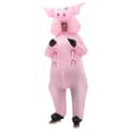 Oppblåsbart gris-kostyme for barn - Halloween & julefester inflatable pig Children's size