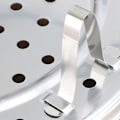 Miniatyrbillede 3 af 8: Dampstativ med aftagelige ben Rustfrit stål Dampbakke Stativ Madlavning Brødstativ Køkkenredskab 24cm