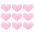 Miniatyrbilde 7 av 8: 500 stk Hjerteformet Dekorasjonssvamppose Bryllup Jubileum Valentinsdag Festtilbehør (2,1 cm Rosa 500 stk Pose)