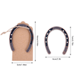 Pikkukuva 2 / 8: Onnen hevosenkenkä kraft-tunnisteilla Rustic Horseshoe -suositukset Hääjuhlat