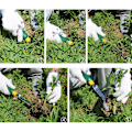 Miniatyrbilde 7 av 7: Rustfritt stål ugressspade med plast håndtak Multifunksjonelt håndverktøy Hageplanting Ugressverktøy