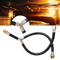 Miniatyrbillede 5 af 8: Y-Formet Gas Slange Adapter 5/8\"-18UNF Stik til BBQ Grill