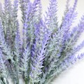 Miniatyrbillede 5 af 5: Kunststof Kunstig Lavendel Blomster Lugtfri Realistisk Falsk Lavendel til Scene Dekoration Bryllup Fest Lilla
