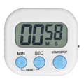 Digital timer med stor LCD-skärm, nedräkning och stoppur, för köksstudier