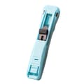 Light Blue Handheld Paper Clip Dispenser, Versatile Durable Organizer for Documents & Notes, Time-Saving Office Tool