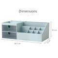 Miniatyrbillede 2 af 6: Makeup Organizer til Kommode med 2 Opbevarings Skuffer, Soveværelse Skrivebord Organisation, Klar Skuffe Organizer til Kosmetik