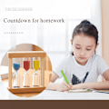 Miniatyrbillede 3 af 5: Farverigt Timeglas Sandur Timer 1 / 3 / 5 Minutter Sandglas Skrivebords Dekoration