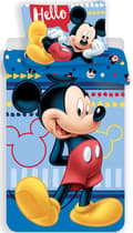 Disney Mickey Hello Bäddset 140×200 cm, 70×90 cm