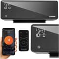Fläktkonvektor - Vägghängt Element - 2000W - Black Svart