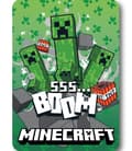 Minecraft SSS Boom fleecefilt 100x140cm