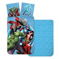 Påslakanset - Avengers Blått bäddset 140×200 cm, 70×90 cm