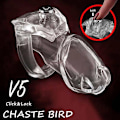 Pikkukuva 3 / 4: Napsauta Amp Lock Male Chastity Devce HT-V5