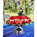 Pikkukuva 2 / 3: Kakku- ja keksilevy, halkaisija 33 cm, ruostumaton teräs