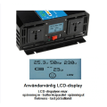 Miniatyrbillede 3 af 3: Inverter 3000 watt NV-P3000 ren sinuskurve