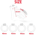 Miniatyrbillede 2 af 3: Black mamba, male chastity device for role playing