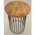 Miniatyrbillede 2 af 2: Handmade coffee table with solid Shesham wood top