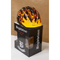 Miniatyrbillede 1 af 6: LYSENDE CYKELHJELM Barn sort /flammer
