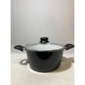 Pikkukuva 1 / 2: Large pot, aluminum ceramic surface with a steel base 4,2 liter