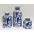 Miniatyrbillede 2 af 2: Large and sumptuous porcelain vase with hand-painted decor