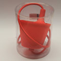 Pikkukuva 2 / 2: Stylish red silicone lamp holders ,4 pack