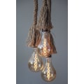 Pikkukuva 1 / 3: A trendy rope lamp with three dimmable LED lamps