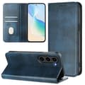 Miniatyrbillede 3 af 5: Til Samsung Galaxy S23 Wallet Case Vintage Tekstur RFID Læder Telefon Cover (Blå)